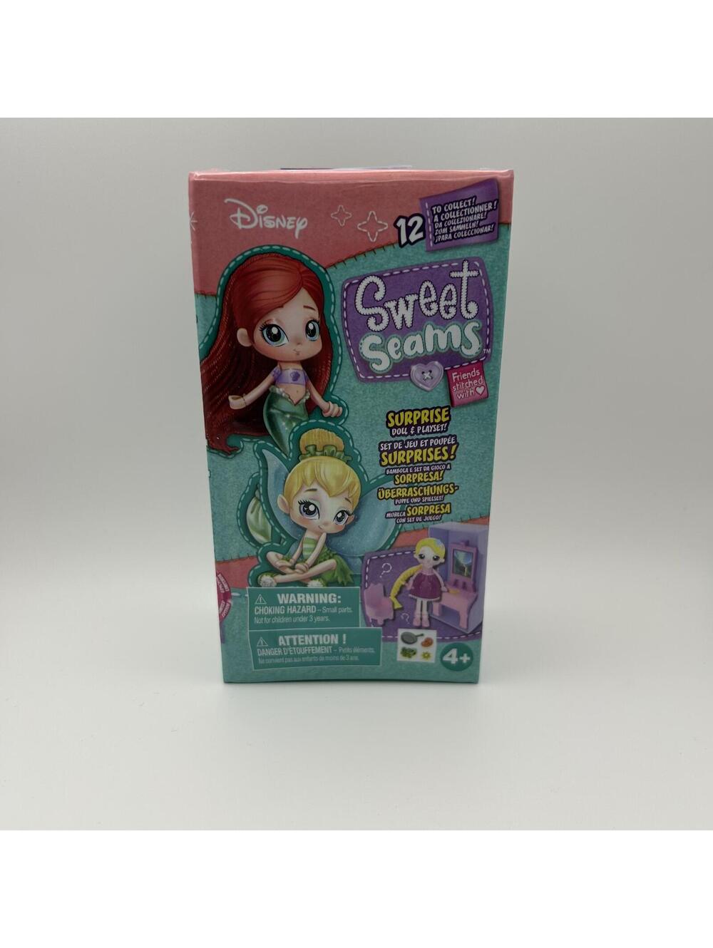 Disney Sweet Seams Surprise Doll Playset 1pc Toy with Playset Sealed Blind Box